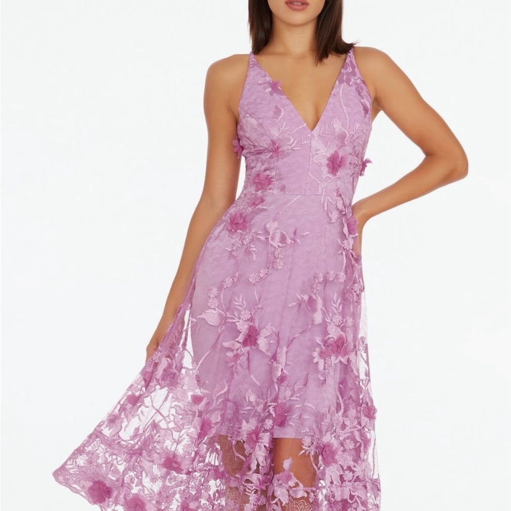Dress the Population Fit and Flare Dress